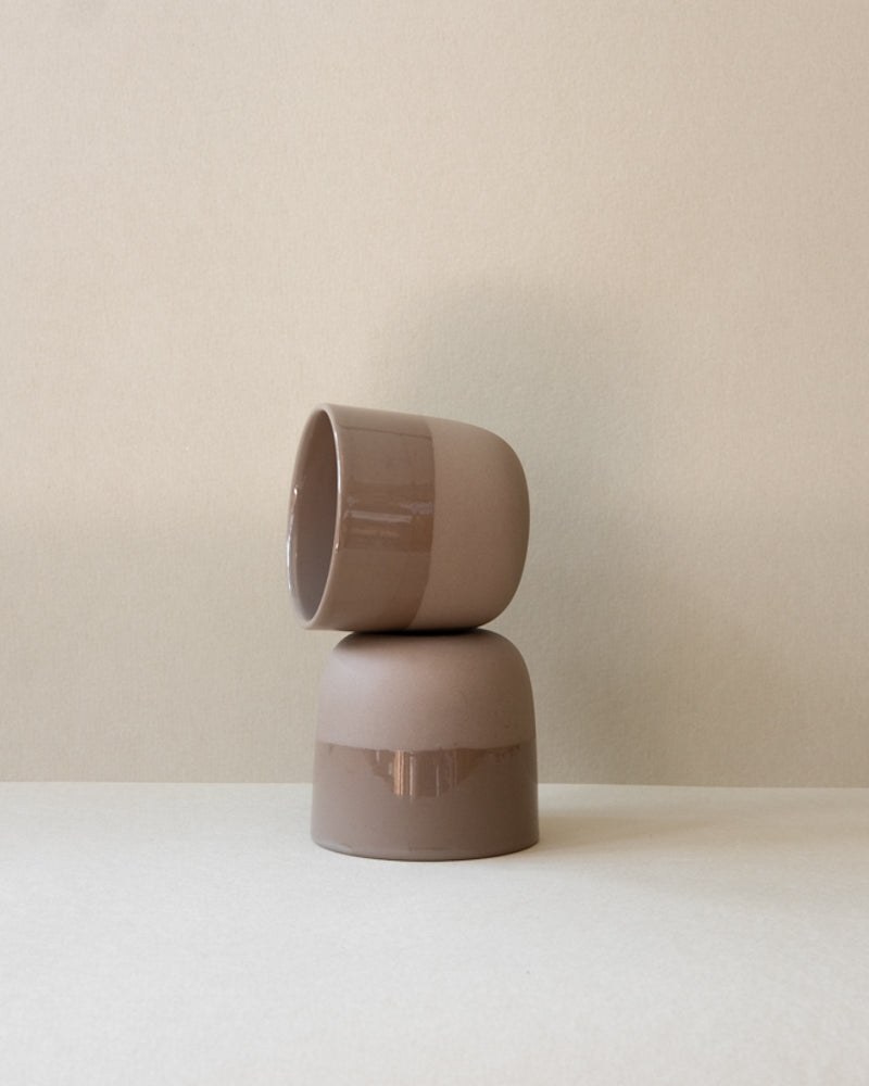 BASIC CUP LARGE · hazelnut